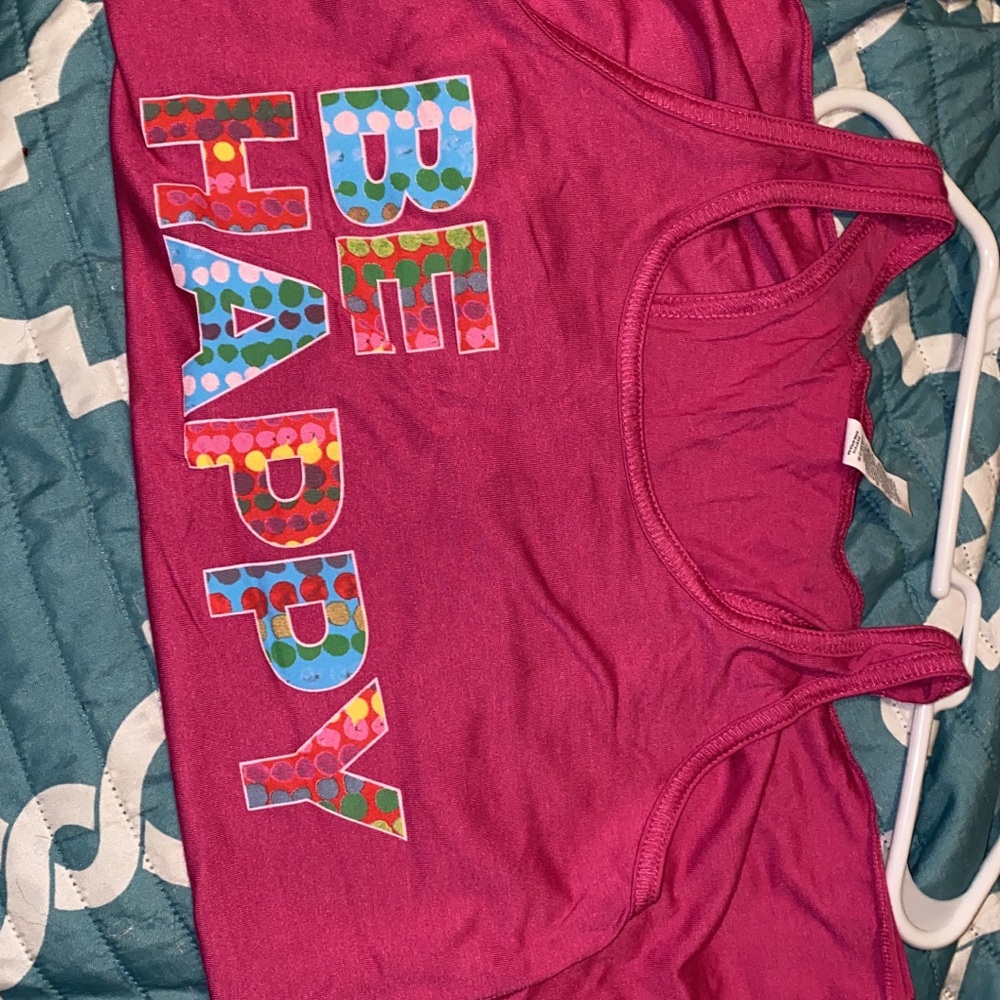 BE HAPPY TANK TOP